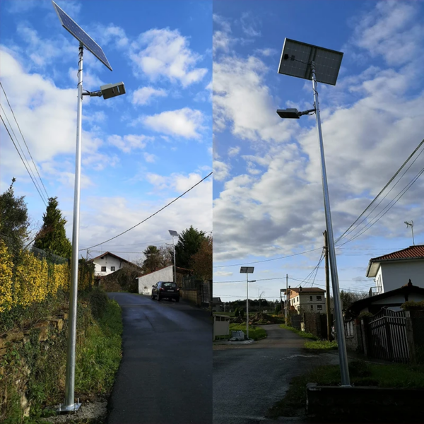 Public street light split solar high-efficiency lithium iron phosphate battery