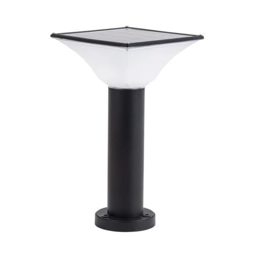 Outdoor Waterproof Square Park Courtyard Lamp Solar Powered Led Garden Lawn Light