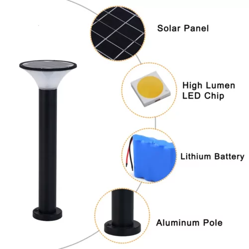 Hot selling Outdoor Waterproof IP65 intelligence light sensor solar powered landscape lights
