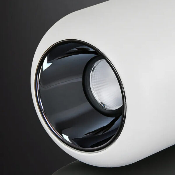 Anti Glare Black White Ceiling Surface Mounting Alu