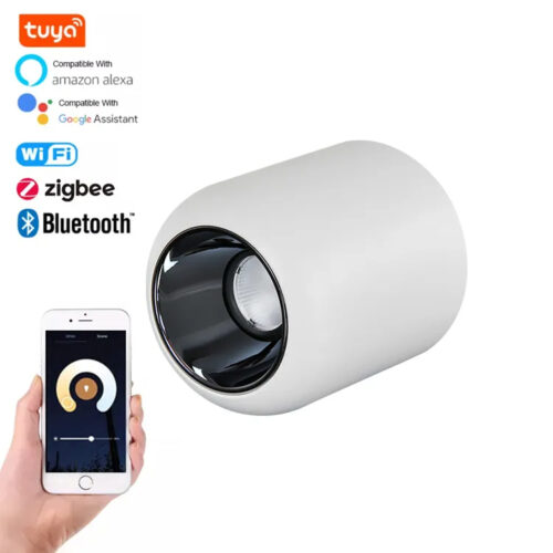 Anti Glare Black White Ceiling Surface Mounting Alu